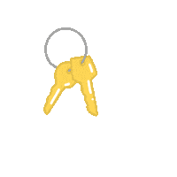 FNBO car house key bank Sticker