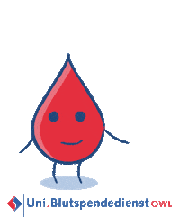 Blutspenden Sticker by Uni.Blutspendedienst OWL