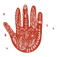 claramafra art arte boho hippie Sticker