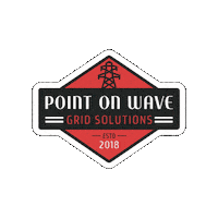 pointonwavellc energy transformers electric distribution Sticker