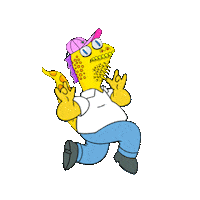 Happy Run Sticker