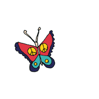 Peace Fly Sticker by Bestival