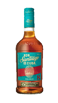 RonSantiagodeCuba drink cocktails rum cuba Sticker
