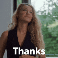 Thank You So Much GIF by Blake Lively Fan