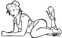 Heels Pole Sticker by Chicalet