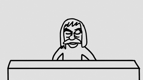 Piano Man Cartoon GIF by Luis Ricardo