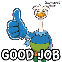 Bird Thumbs Up Sticker by VeeFriends