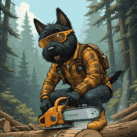 Forest Trees GIF by Terry Toto