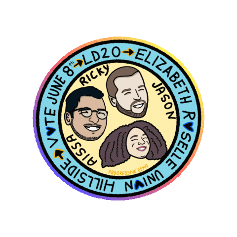 LD20ProgressiveDems giphyupload elections new jersey progressives Sticker