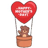 Mothers Day Heart Sticker by BEARISH