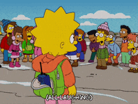 lisa simpson laugh GIF