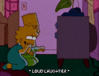happy bart simpson GIF