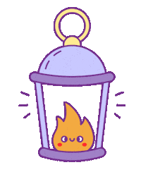 Fire Smiling Sticker by Nataliia Manych