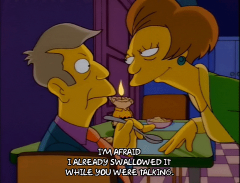 season 8 dinner GIF