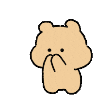 jjiinging 커플 뽀송 뽀송곰 뽀토 Sticker