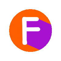 Orange Abc Sticker