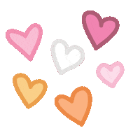 Love Is Love Hearts Sticker by TeaBag