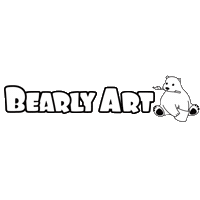 Crafting Glue Sticker by Bearly Art