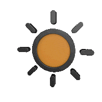Summer 3D Sticker by Met Office weather