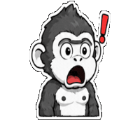 PRIME8s anime kawaii shocked scared Sticker