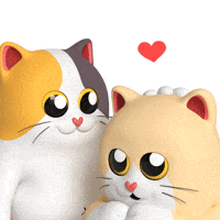 Head-Pat Cat GIF by Liberty Cats Emojis