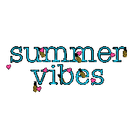 Summer Hearts Sticker