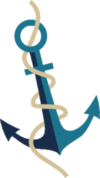puertobanusoficial sea mar anchor marbella Sticker
