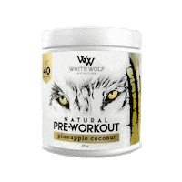 white wolf pre workout Sticker by White Wolf Nutrition