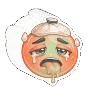 Tired Bad Day Sticker by Flowpio