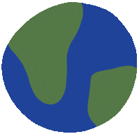 Planet Earth Ocean Sticker