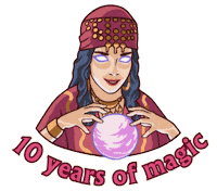 Crystal Ball Magic Sticker by MYTONA