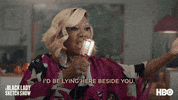 Lying Here Patti Labelle GIF by A Black Lady Sketch Show