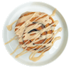 cinnamon roll vegan Sticker by foodbabyny