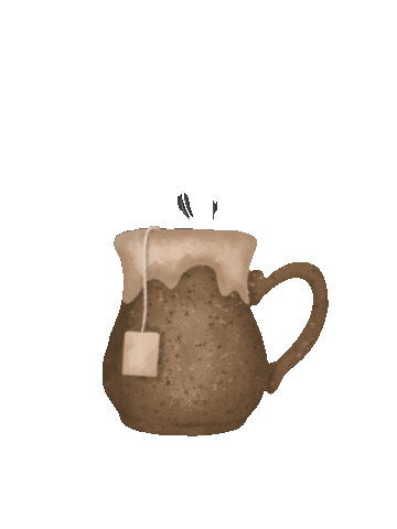Tea Time Fall Sticker
