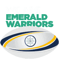 Rugby Saffron Sticker by Emerald Warriors RFC