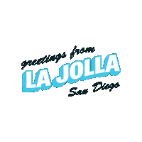 San Diego Jolla Sticker by Everyday California