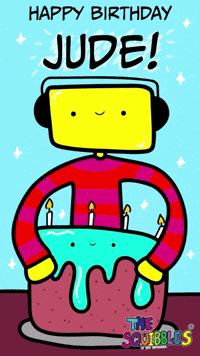 Happy Birthday Celebration GIF by The Squibbles
