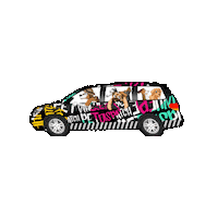 Dog Day Car Sticker by WHERE TO PET ?