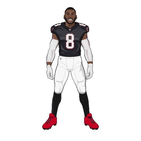 Atlanta Falcons Dance Sticker by SportsManias