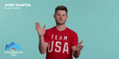 pyeongchang 2018 applause GIF by NBC Olympics