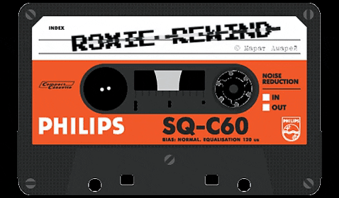 ryanroxie giphygifmaker cassette tape ryan roxie roxie rewind GIF