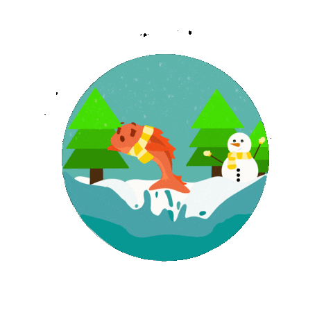 Snow Winter Sticker by LioxFoundation