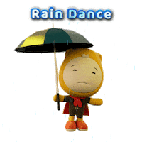 Happy Its Raining Sticker by Gumazing