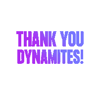 Thank You Very Much Sticker by KARO GLAZER