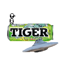 tigerenergydrink tiger tigerenergydrink tigerbluescreen tigerufo Sticker