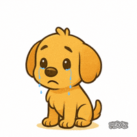 Sad Crying Dog GIF by Feraz NFT