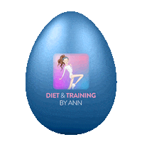 Easter Lewandowska Sticker by Diet & Training by Ann