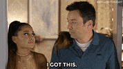 ariana grande ponytail GIF by The Tonight Show Starring Jimmy Fallon