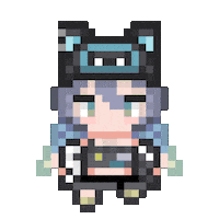 Pixel 8Bit Sticker