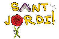Sant Jordi Catalunya Sticker by xpassarlestona